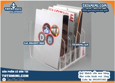 Kệ để tờ rơi nên làm một ngăn hay nhiều ngăn