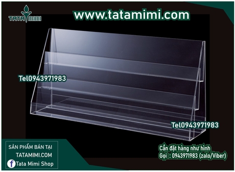 Kệ mica để bút, kệ mica để điện thoại, kệ để sách, kệ để nước sơn, kệ để thiếp mời, kệ để ipad