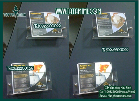 Các mẫu kệ mica treo tường do TATAMIMI.COM sản xuất