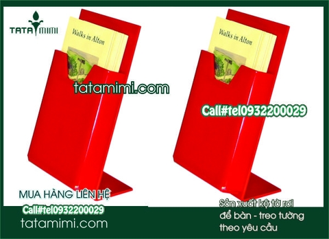 Kệ menu để tờ rơi thay đổi nội dung dễ dàng