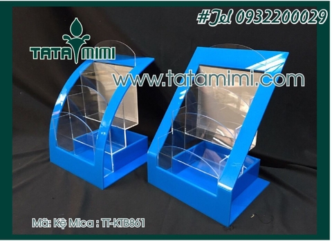 Tổng hợp các loại kệ mica để bàn