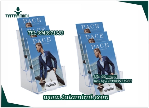 Sản phẩm kệ tờ rơi được thiết kế nhiều ngăn
