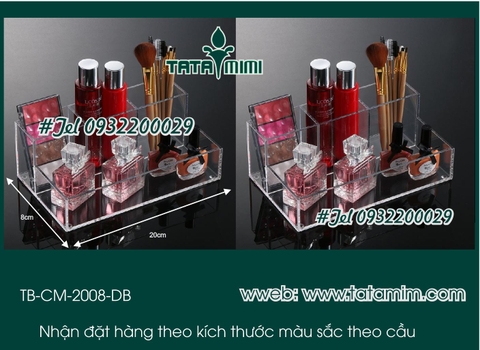 Sản xuất kệ mỹ phẩm bằng mica,dễ sử dụng dễ lau chùi