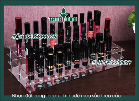 Kệ mỹ phẩm làm từ mica đem đến chất lượng cao