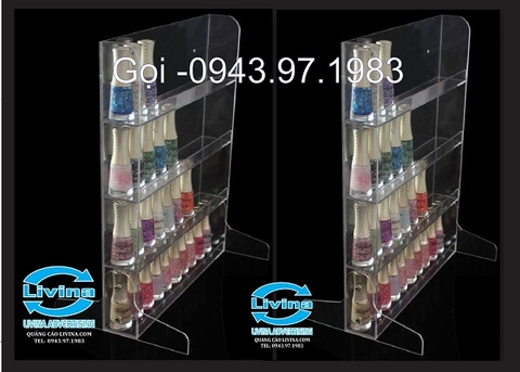 kệ đựng nước sơn có đế xoay xinh xắn giá rẻ