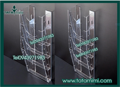 Kệ mica treo tường làm được mấy tầng