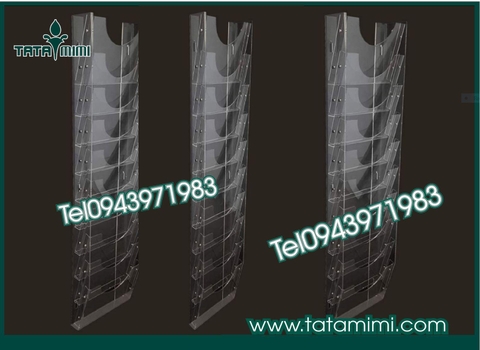 Mica cắt thành hộp treo tường để đựng giấy tờ
