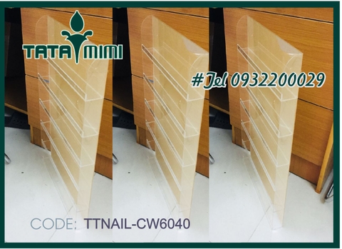 Kệ mỹ phẩm bằng chất liệu mica có giá thành rẻ