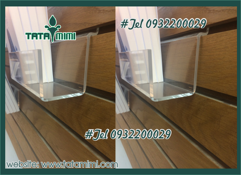 Kệ mica đựng sách báo tài liệu có thể treo tường hoặc để đất