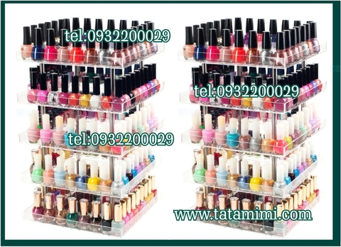 Tiệm mỹ phẩm nail-làm móng -tiệm tóc cần có kệ mica