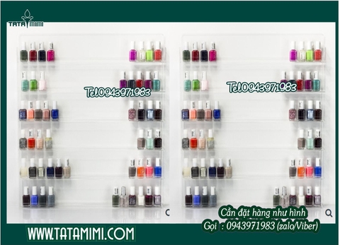 Mica 2mm sản xuất kệ sơn nước để bàn hay treo tường