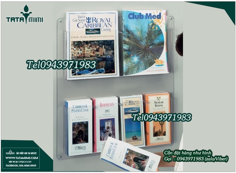 Khung mica chia hộp treo tường