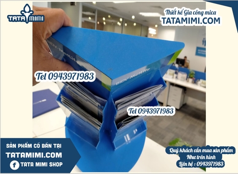 Tạo Ấn Tượng Mạnh Mẽ với Kệ Mica A4 3 Ngăn Có Logo Tùy Chọn từ TATAMIMI.COM