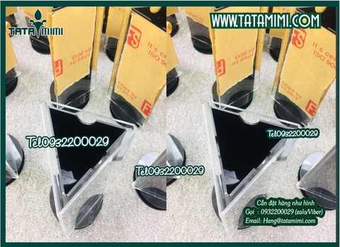 Kệ xoay mica để bàn 3 mặt 4 mặt 5 mặt chắc chắn