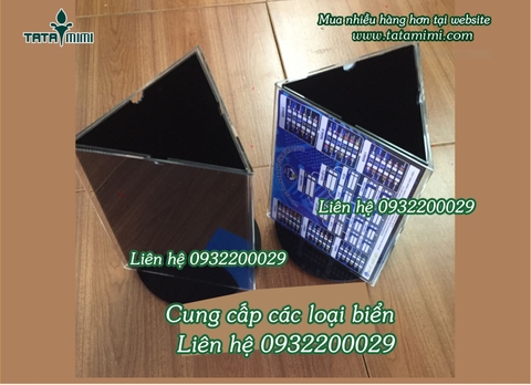 Sản xuất kệ mica xoay theo yêu cầu