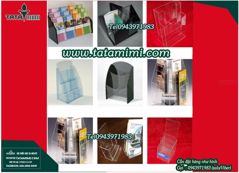 Kệ mica xoay có sẵn và đặt hàng