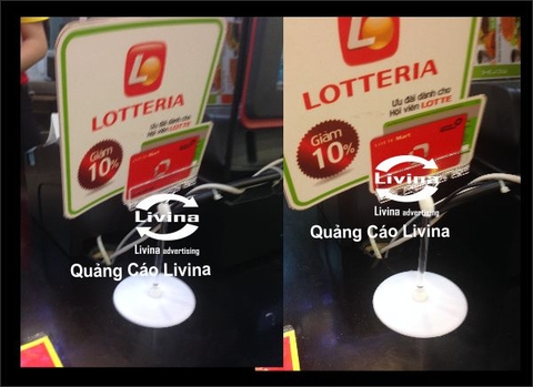 Kẹp Pop Mica để bàn dùng cho các bảng giá tại các siêu thị
