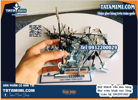 Mẫu kẹp pop siêu thị hay sử dụng