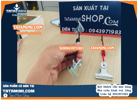 Các kích thước kẹp có sẵn