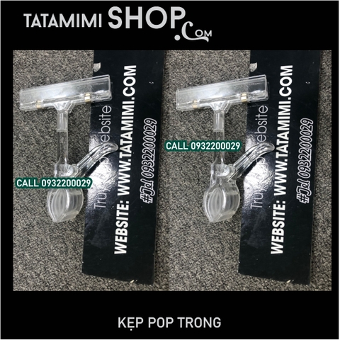 Kẹp 2 đầu-kẹp pop bằng mica