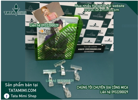 Kẹp mỏ vịt kẹp pop kẹp mica có sẵn hàng