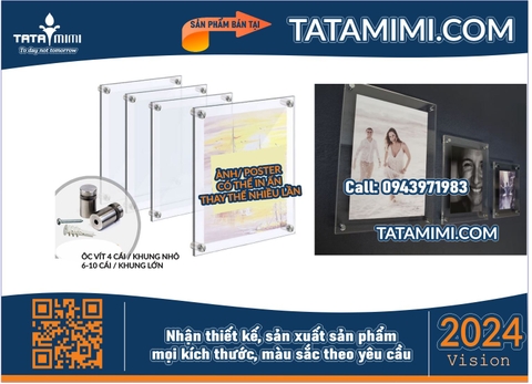 Khung Mica Poster 60x90 cm: Sự Lựa Chọn Tinh Tế Cho Mọi Không Gian Trưng Bày