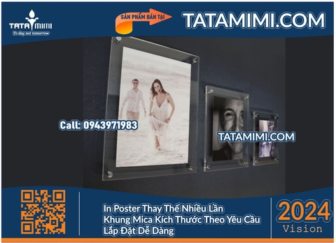 Khung Mica 5mm Treo Tường A1: Sự Lựa Chọn Sang Trọng Cho Trang Trí Không Gian