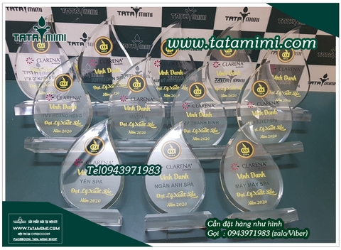 Kỷ niệm chương vinh danh khắc chữ trực tiếp