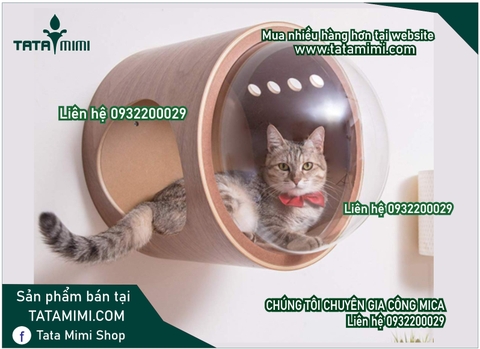 Lồng cầu mica hình tròn