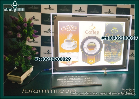 Kệ Menu để bàn quán cà phê giá rẻ bán ở đâu?