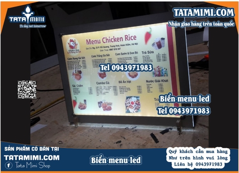 Biển LED Menu Siêu Sáng 120x70cm: Giải Pháp Quảng Cáo Hoàn Hảo Cho Mọi Doanh Nghiệp