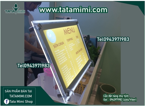Biển led cho quán trà sữa