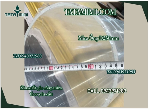 Ống mica cứng trong suốt bán tại TP Hồ Chí Minh (Mica ống Sài gòn)