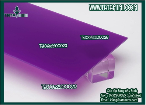 Mica màu tím huế 1220x2440mm