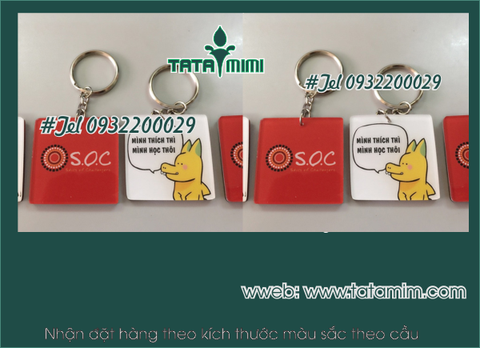 Móc khóa mica đang chiếm lĩnh thị trường miền nam