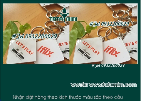 Móc khóa làm quà tặng được thiết kế đa dạng