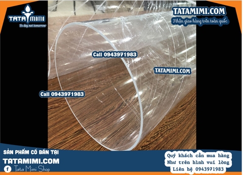 Ống mica trắng sữa còn hàng không