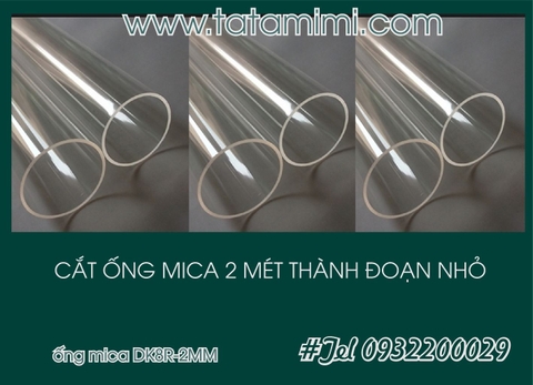 Mica ống được khách hàng đặt mua với số lượng lớn