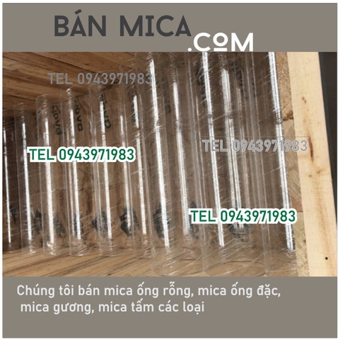 Ống mica chia vạch nước có sẵn hàng không