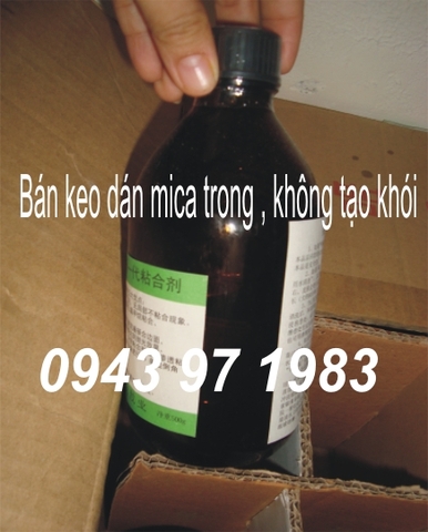Keo dán mica chai lớn giá rẻ