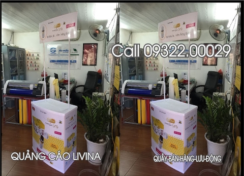 Quầy hàng lưu động dùng cho chạy chương trình giới thiệu sản phẩm