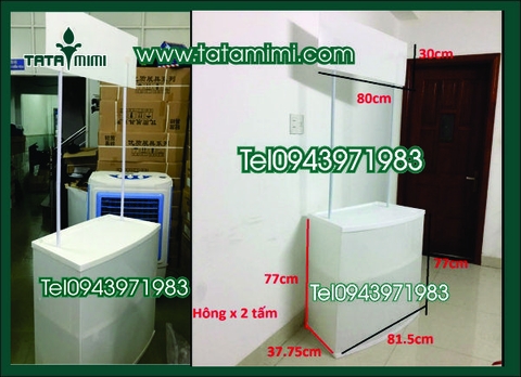 Quầy hàng di động bán được nhiều mặt hàng