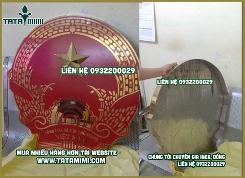 Quốc Huy Inox Nổi Đẹp Sang Trọng: Biểu Tượng Uy Quyền Và Đẳng Cấp