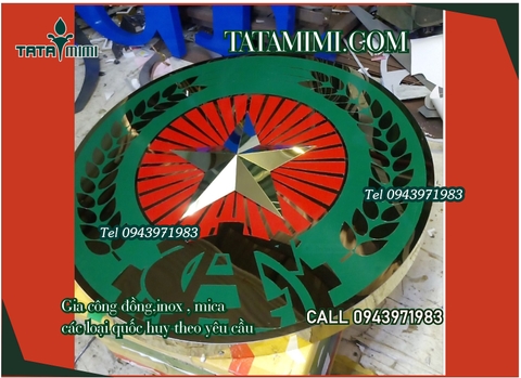 Sản xuất quốc huy công an