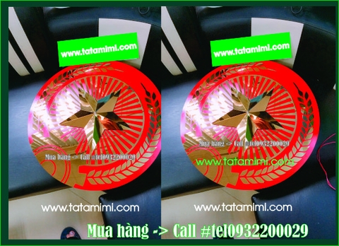 Chế tác quốc huy việt nam bằng đồng