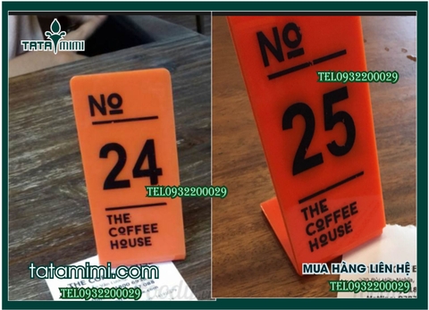 Mẫu số bàn mica trong tràn decal ngược hoặc in UV