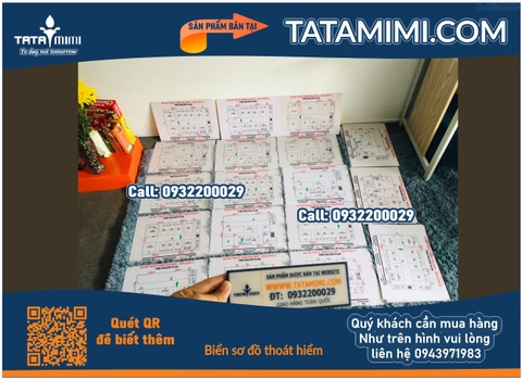Biển Sơ Đồ Thoát Hiểm Treo Lối Thoát Hiểm