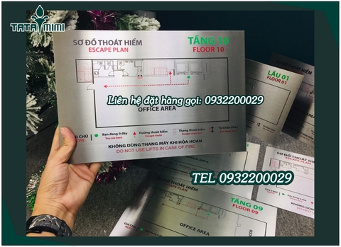 Sơ đồ thoát hiểm in chi tiết