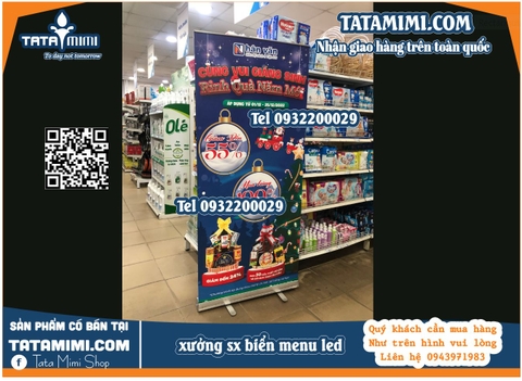 Các loại standee để trong nhà