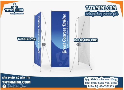 Các kích thước khác nhau của giá cuốn và chữ X